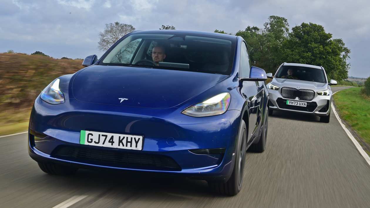 Tesla Model Y vs BMW iX1: which is the best electric SUV? | Auto Express